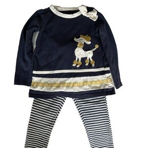 Kids Headquarters outfit. Navy with cute dog. Size 4T.